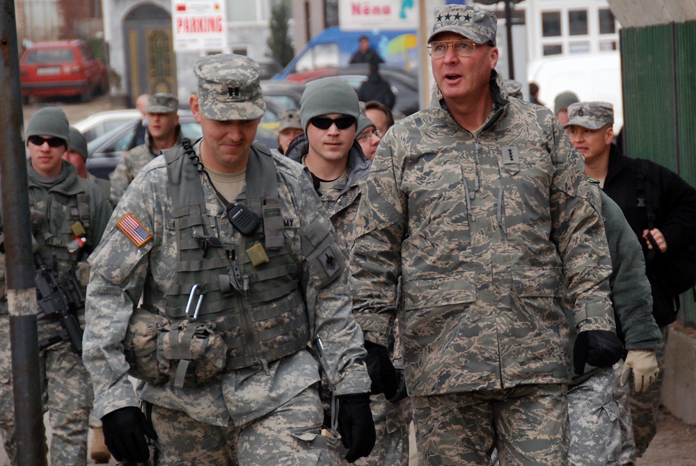 McKinley visits Army Guardmembers helping peace efforts in Balkans