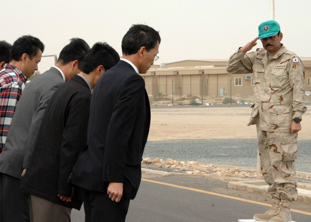 Japanese Air Self Defense Force Redeplyoyment Group Bids Final Farewell