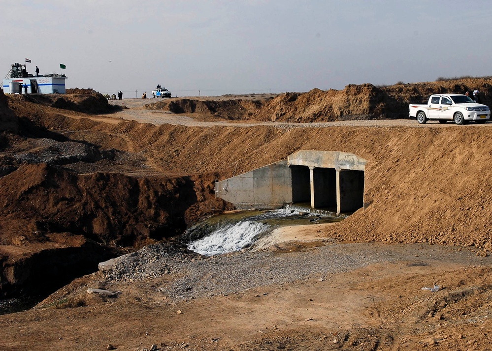 Village culvert connects Sunni Arabs, Turkmen