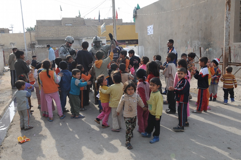 Patrol in Jsir Dyala, Iraq