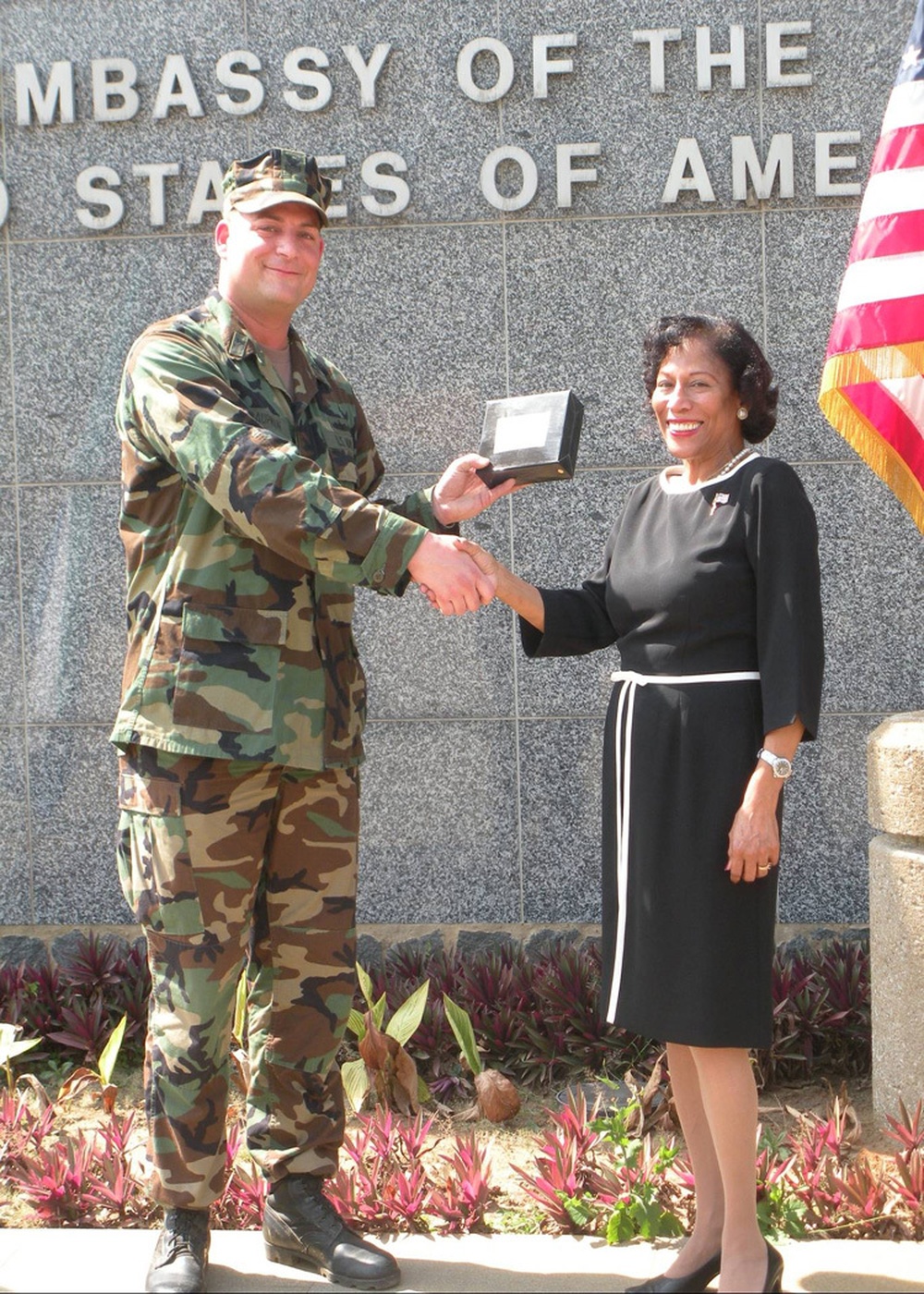 DVIDS Images Rhode Island Native Reenlists in Sierra Leone [Image 2