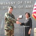 Rhode Island Native Reenlists in Sierra Leone
