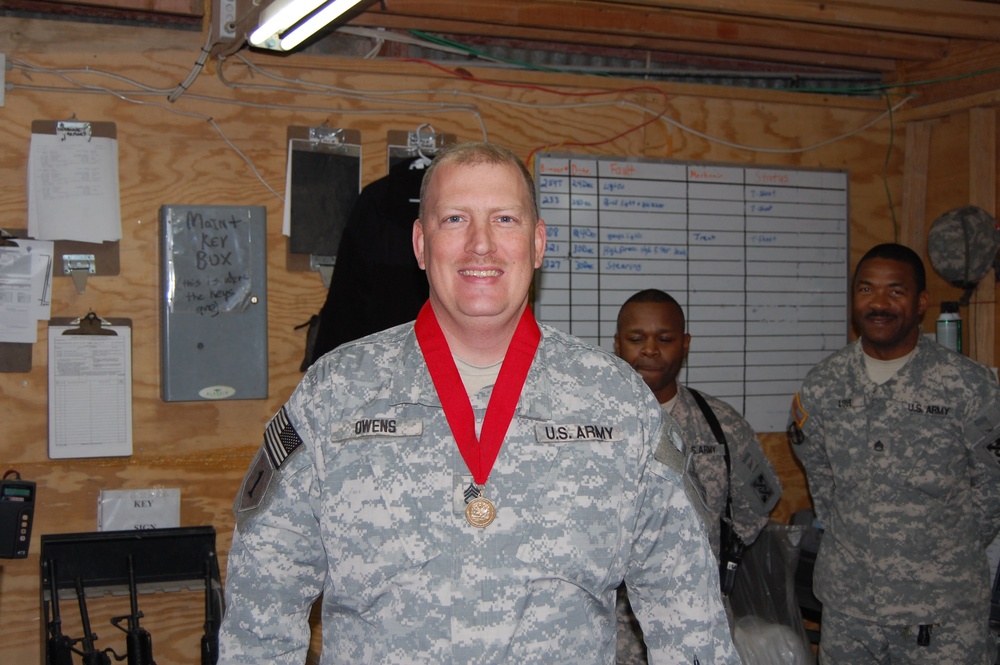 Staff Sgt. Owens Receives Samuel Sharpe Ordnance Award