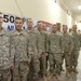 Paratroopers pin on combat badges in Iraq