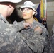 Paratroopers pin on combat badges in Iraq