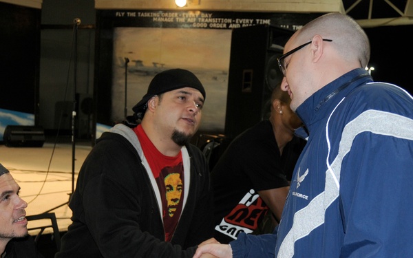 Los Bad Apples Entertain Core of 380th Air Expeditionary Wing