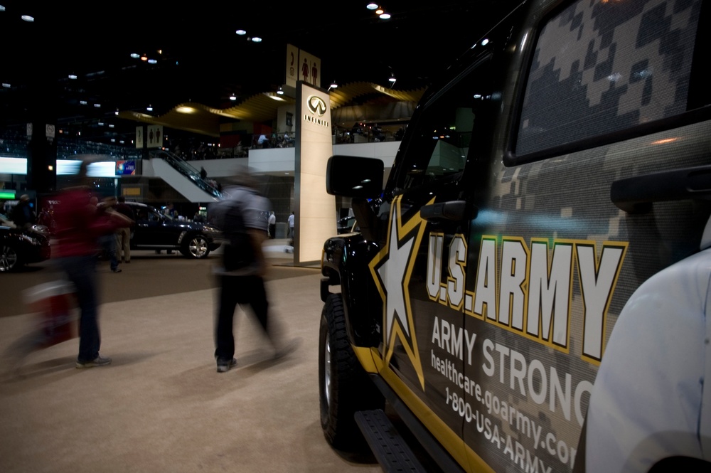 U.S. Army Participates in Chicago Auto Show