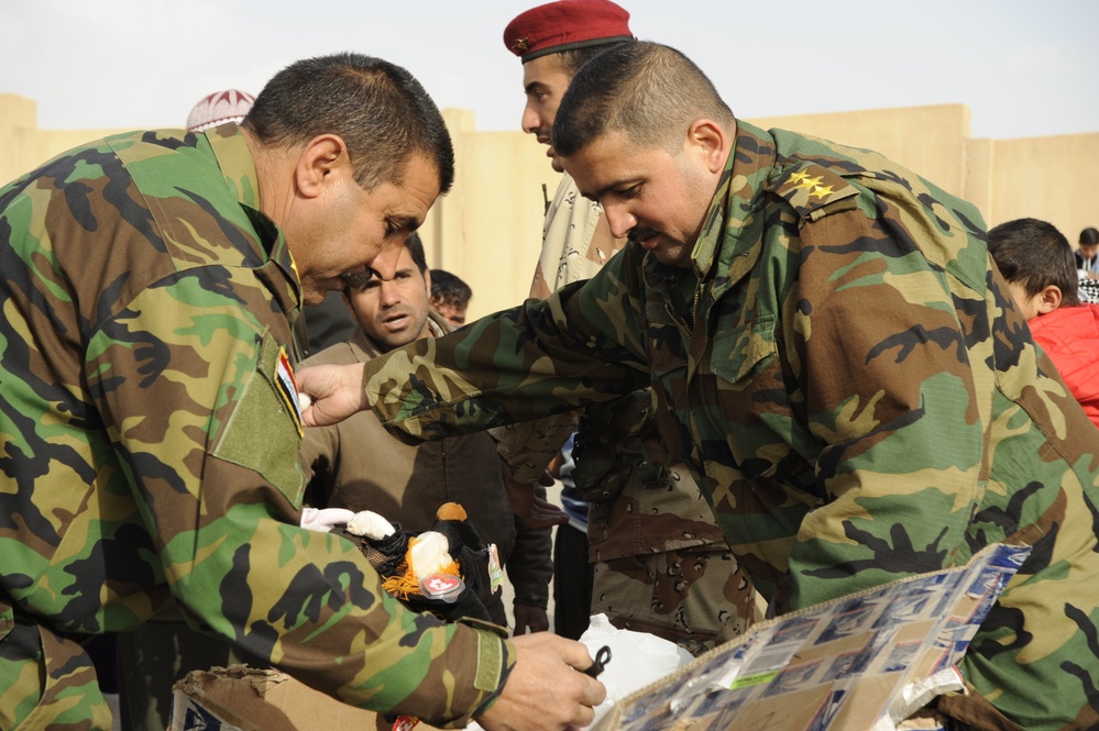 Humanitarian aid mission in Mosul