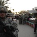 Market patrol in Baghdad