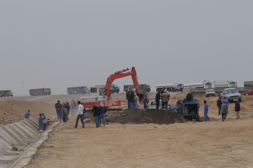 New canal outside of Multaka