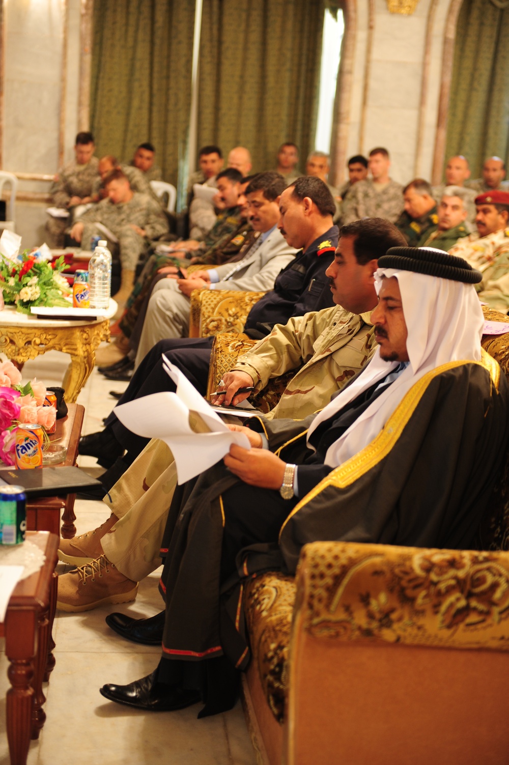 Sons of Iraq transition ceremony in Tikrit