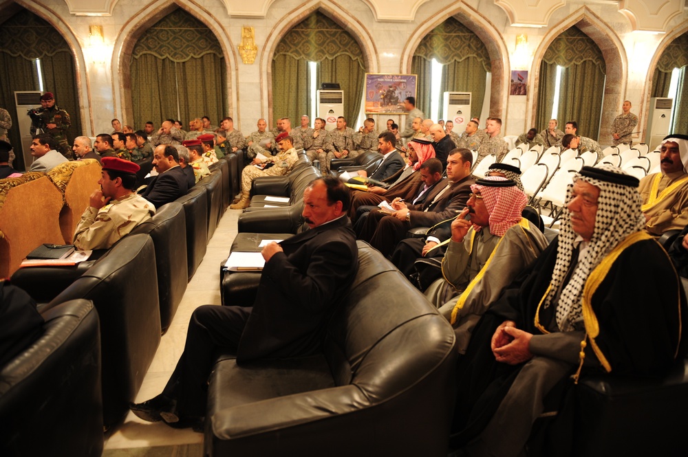 Sons of Iraq transition ceremony in Tikrit
