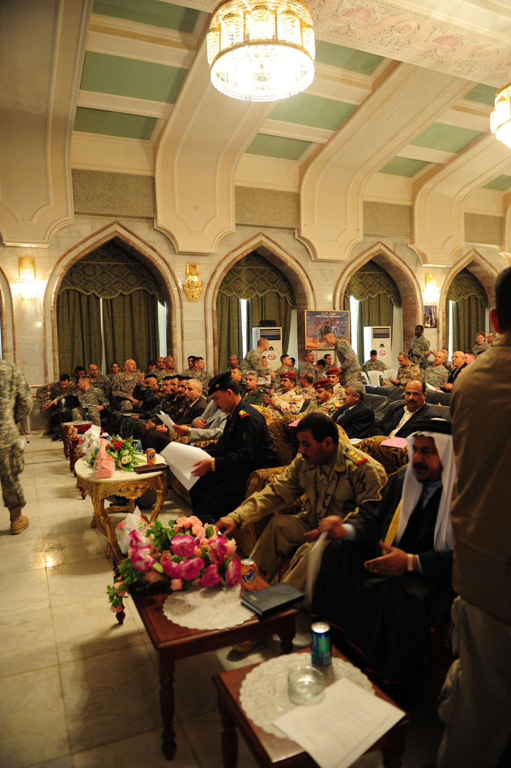 Sons of Iraq transition ceremony in Tikrit