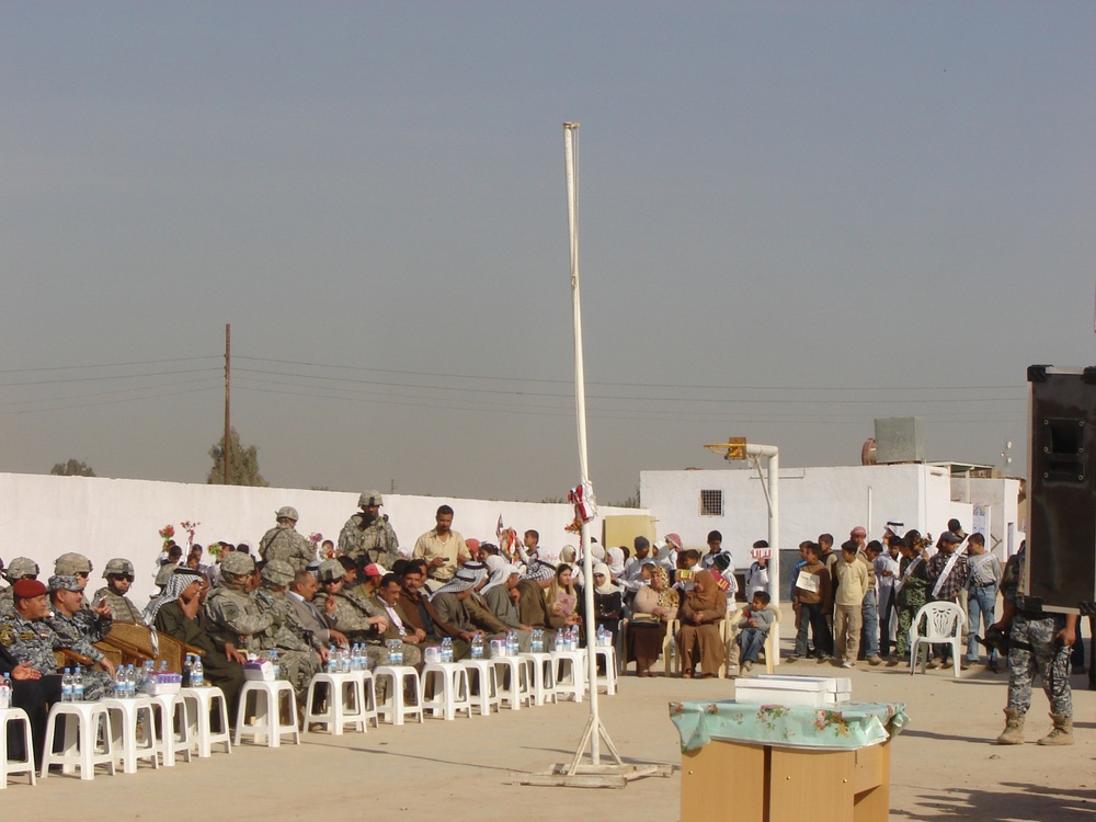Jurf Nadaf refurbished school opens for students