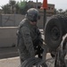 Traffic control point  in Ameriyah, Iraq