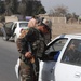 Traffic control point  in Ameriyah, Iraq