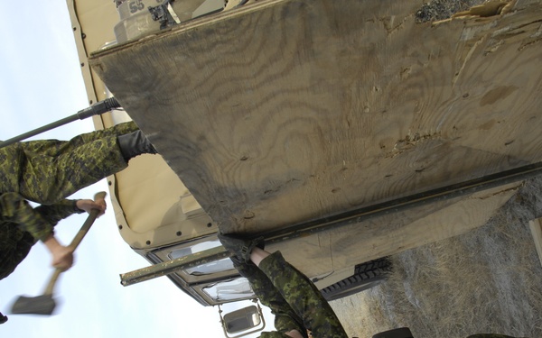 Hammering Posts at Pickett