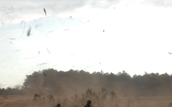 Canadian Forces Perform Operations Involving Artillery at Fort Pickett