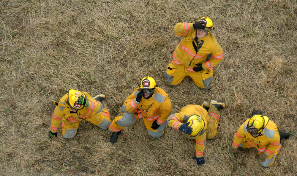 Fast Rope Exercise at Fort Pickett