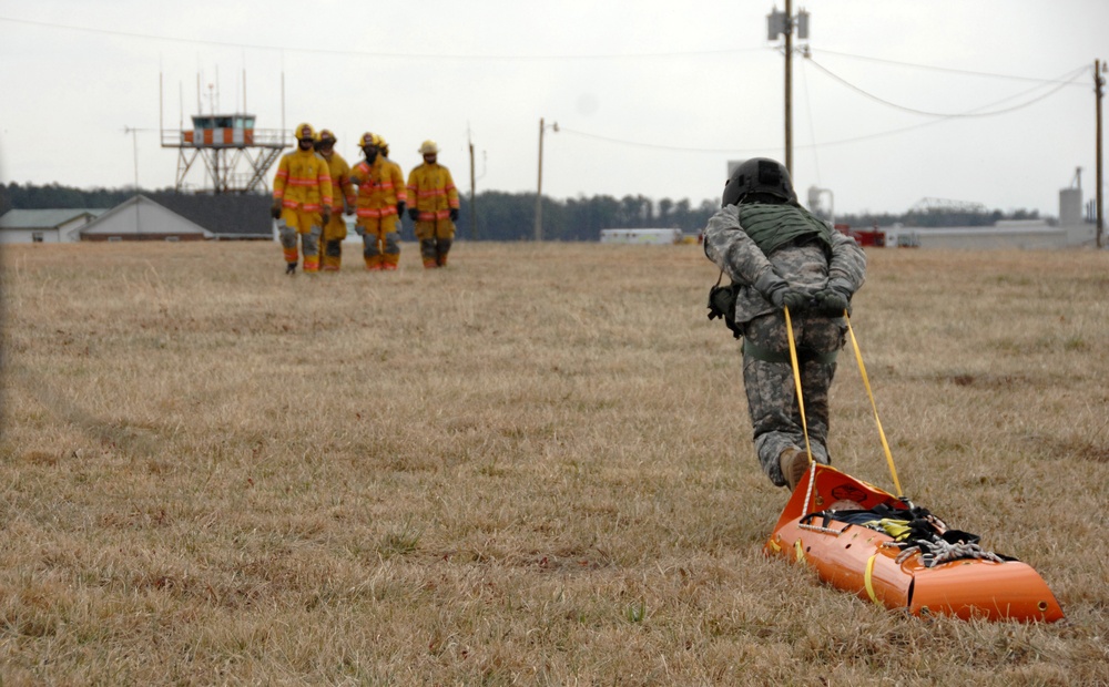 Fast Rope Exercise at Fort Pickett