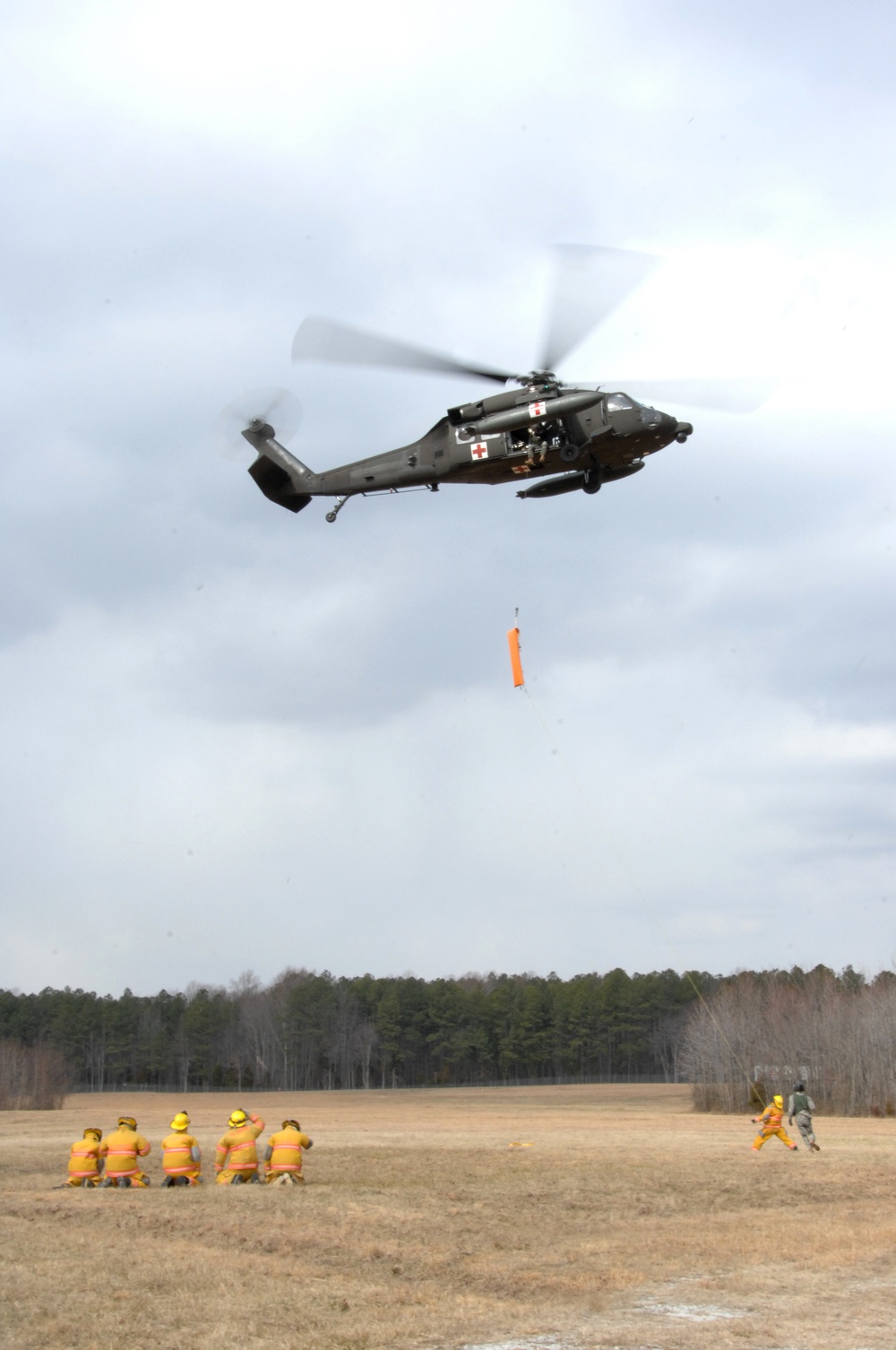 Fast Rope Exercise at Fort Pickett