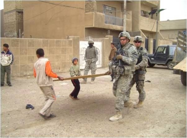 Iraqi security forces, Cavalry troopers help rebuild after enemy attack