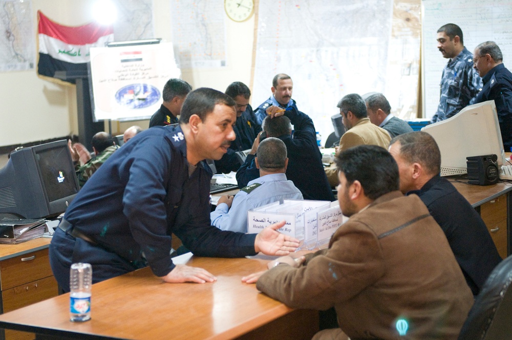 Iraqi security, medical workers vote in Salah ad-Din province special elections