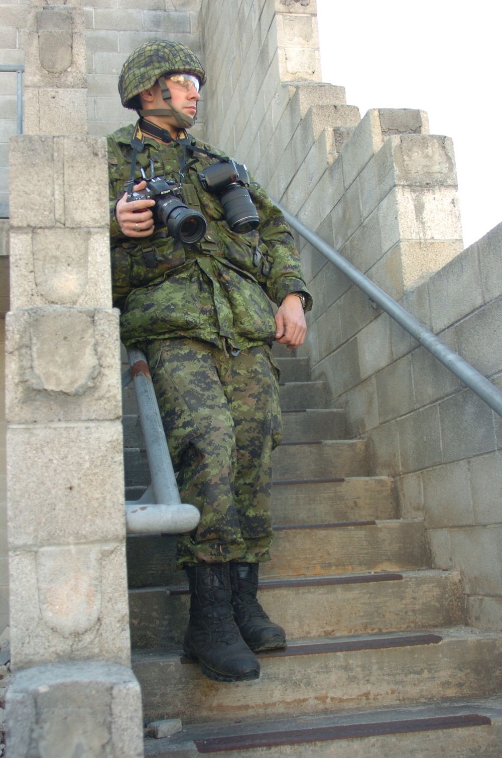 Canadian Forces Maneuver Through Urban Terrain on Fort Pickett