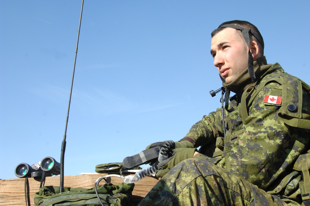 Canadian Forces Conduct Operations on Fort Pickett