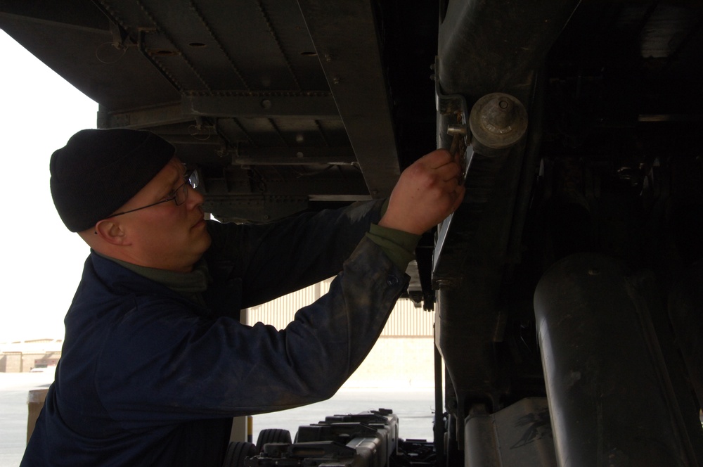 Logistics Readiness Squadron Keeps Vehicles Rolling