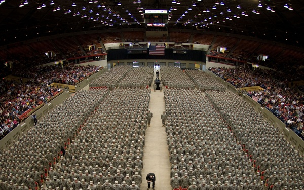 Wisconsin Brigade Combat Team gets Badger send-off