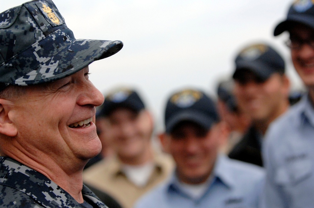 Touring the USS Simpson in Florida