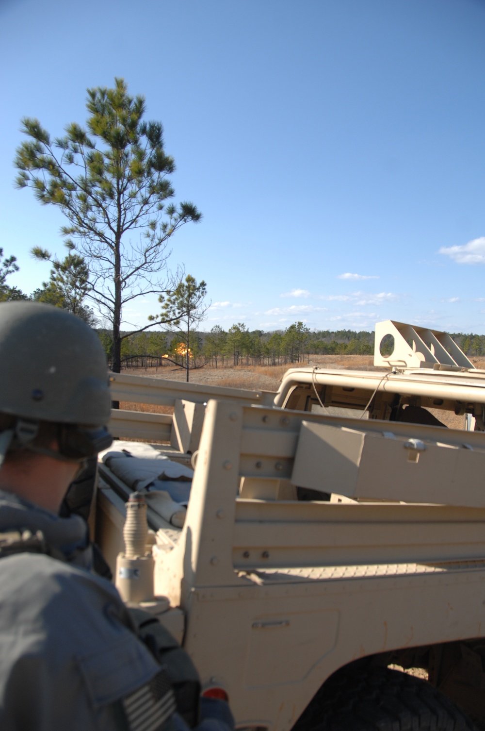 Coalition Forces Deal With Explosives