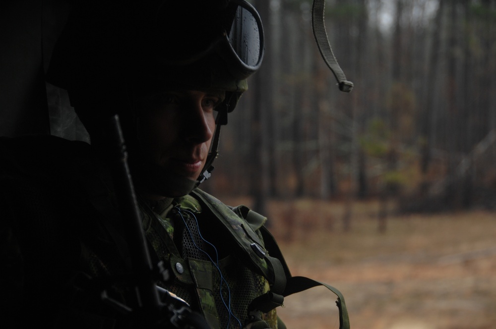 Canadian Forces Supervise Training