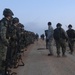 Canadian Forces Await Transport After Mission on Fort Pickett