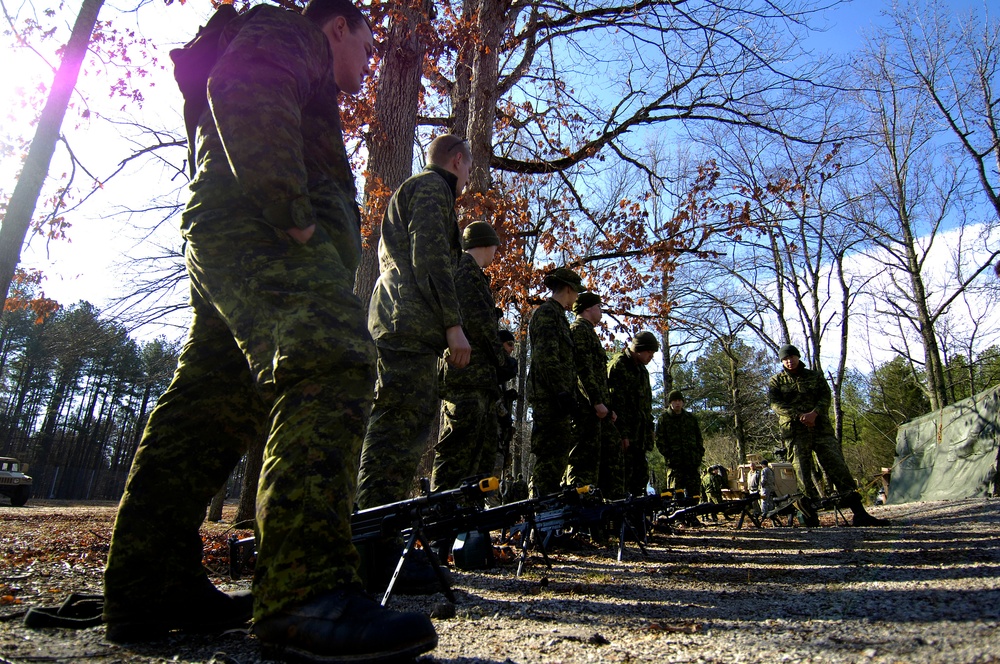 Canadian Army Train on Clearing Buildings in Urban Settings