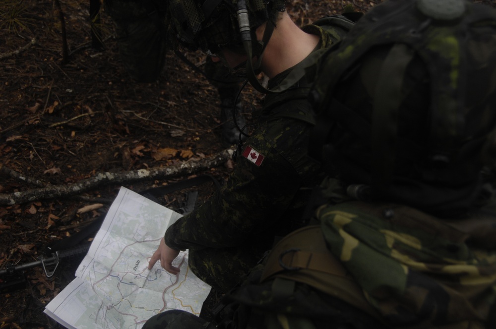 Canadian Forces Train on Fort Pickett