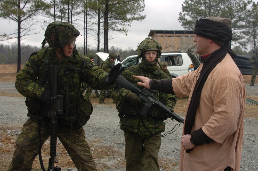 Canadian Forces Navigate Urban Terrain Courses on Fort Pickett