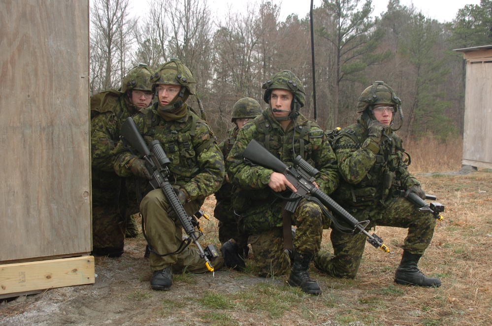 Canadian Forces Navigate Urban Terrain Courses on Fort Pickett