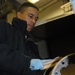 Maintenance work aboard the USS Ronald Reagan