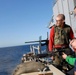 Firing rounds aboard the USS Ronald Reagan