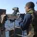 Firing rounds aboard the USS Ronald Reagan