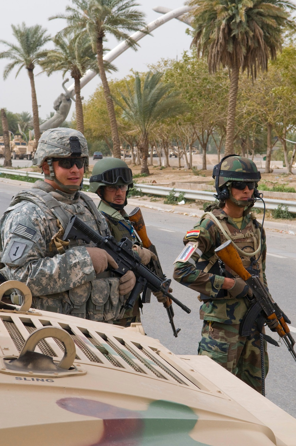 First Lightning hone skills with Iraqi army partners