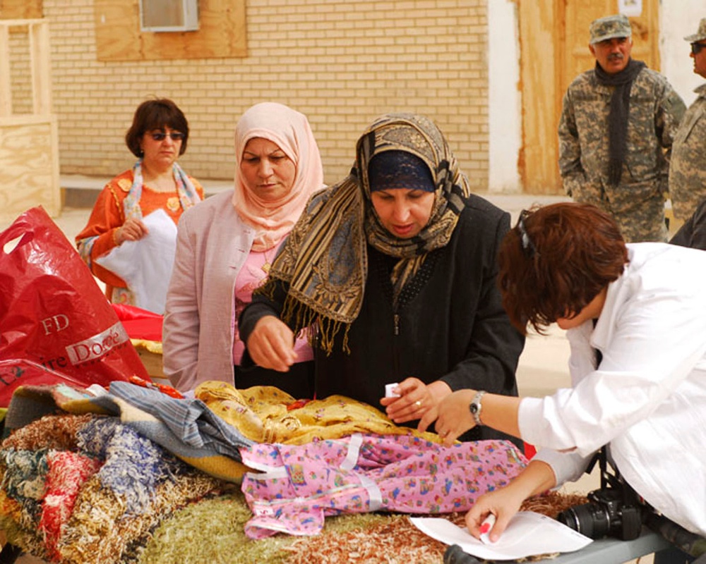 Women's Bazaar helps local Iraqi families
