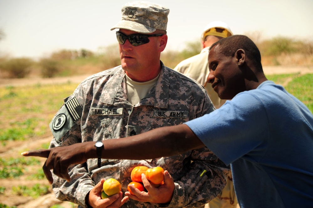 Drilling a well in Dikhil, Djibouti