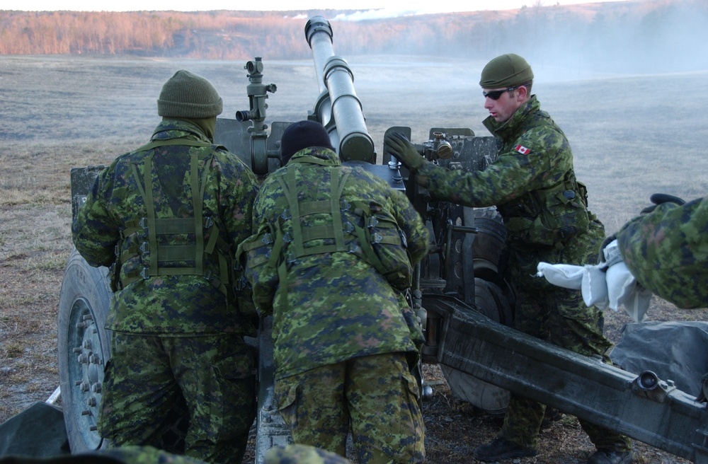 Artillery Training on Fort Pickett