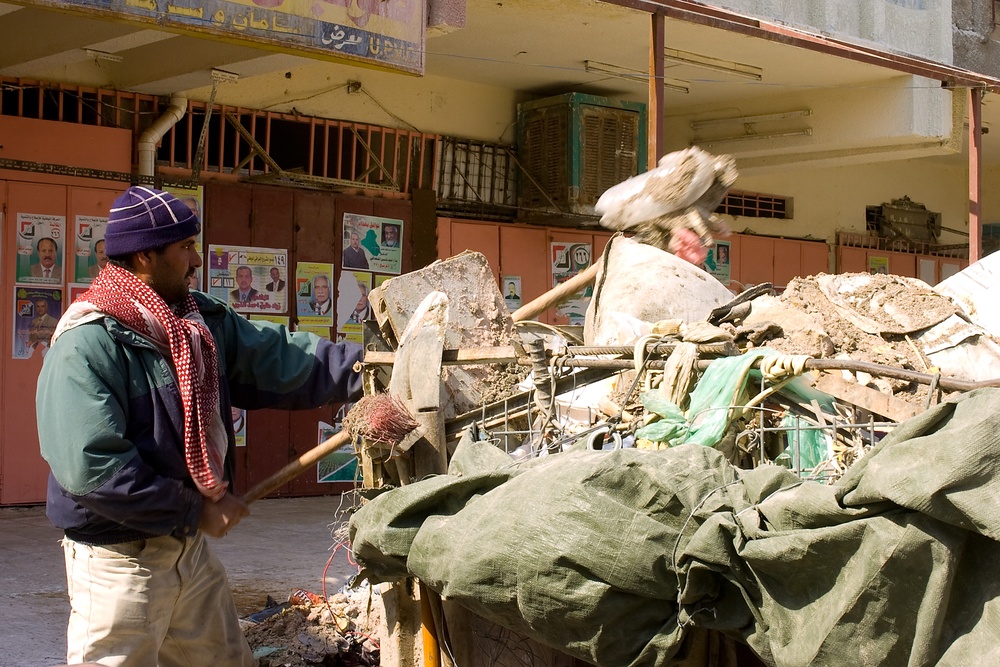 Patrol in Baghdad, Iraq