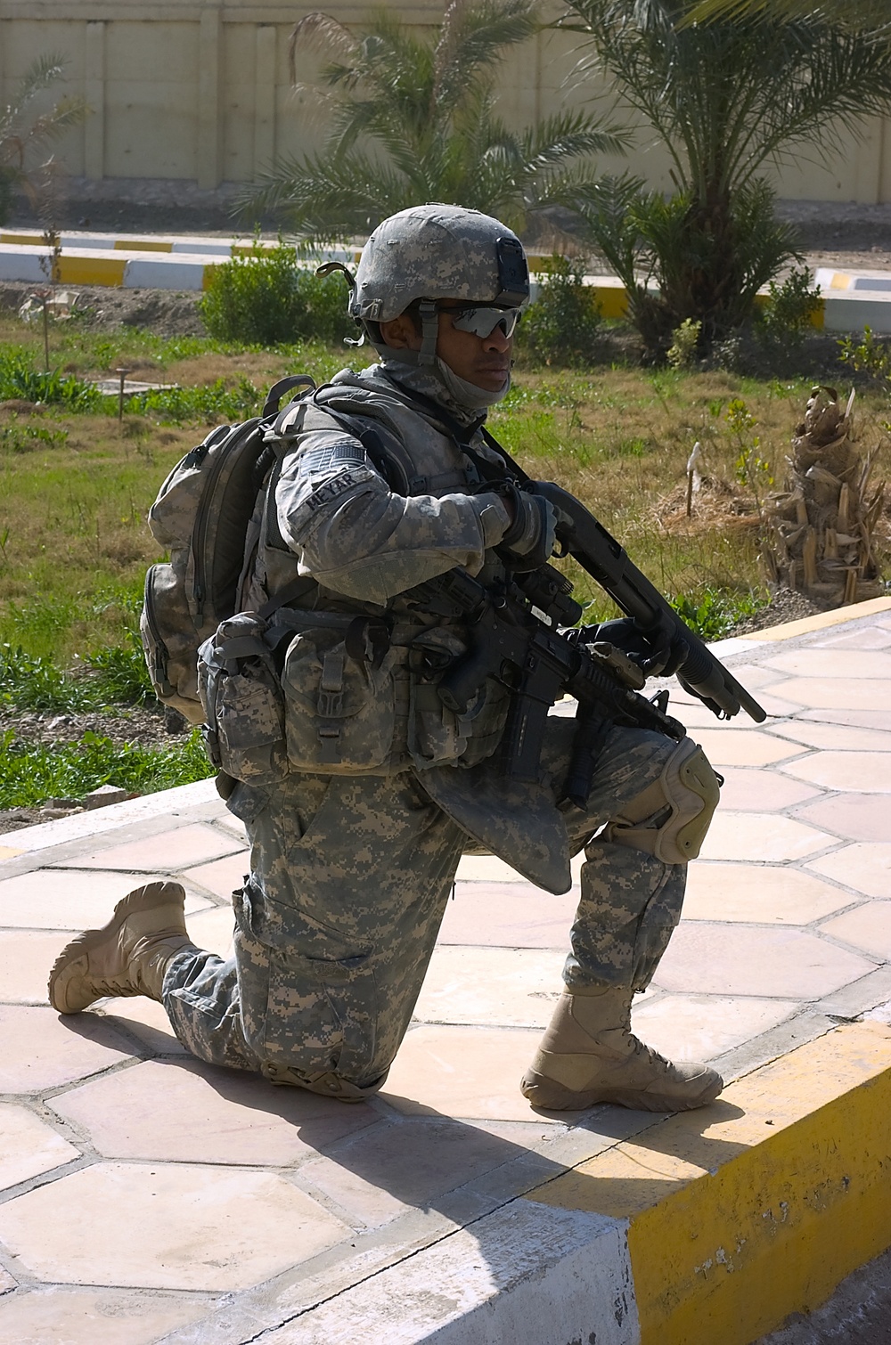 Patrol in Baghdad, Iraq