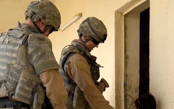 Iraqi Police Station in Arab Jabour District of Baghdad, Iraq