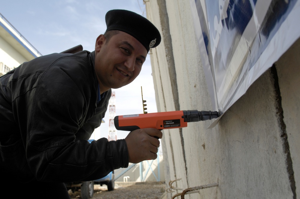 Iraqi Police Station in Arab Jabour District of Baghdad, Iraq